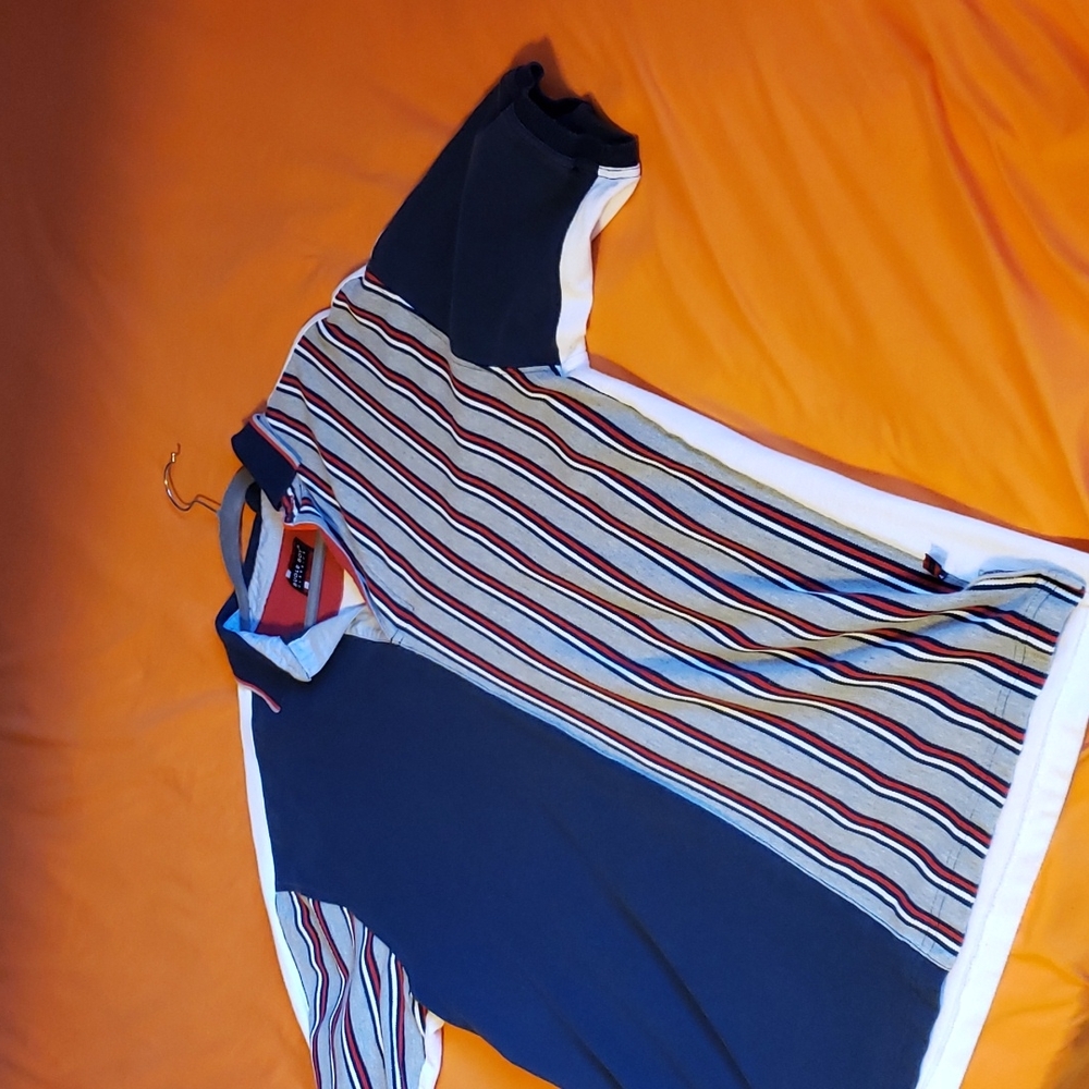 Bugle Boy Polo Two Tone Rare Vintage 90s
